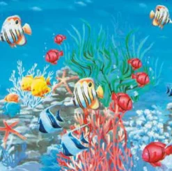 Ovaal Tafelzeil Oceaan Vissen