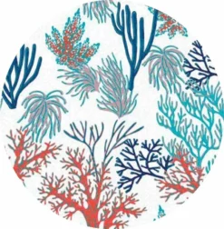 Rond Tafelzeil Koraal (140cm)