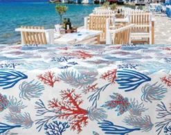 Rond Tafelzeil Koraal (140cm) 5 Rond Tafelzeil Koraal (140cm) -Hiptafelzeil Winkel 1962449271