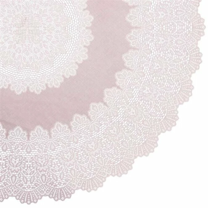 Rond Tafelkleed Buiten Vinyl Oud Roze 180cm 1 Rond Tafelkleed Buiten Vinyl Oud Roze 180cm