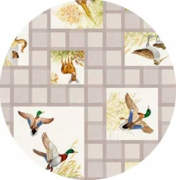 Rond Tafelzeil Wilde Eend En Fazant