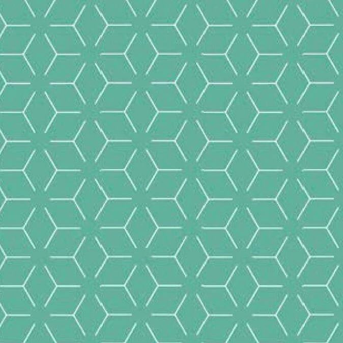 Ovaal Tafelzeil Geometrisch Turqoise 1 Ovaal Tafelzeil Geometrisch Turqoise