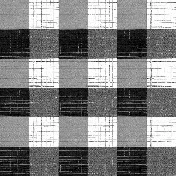 Wasbaar Tafelzeil Geblokt Wit/grijs/zwart 1 Wasbaar Tafelzeil Geblokt Wit/grijs/zwart