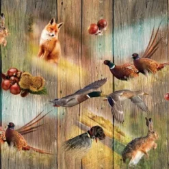 Ovaal Tafelzeil Vos En Fazant