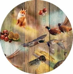 Rond Tafelzeil Vos En Fazant (140cm)