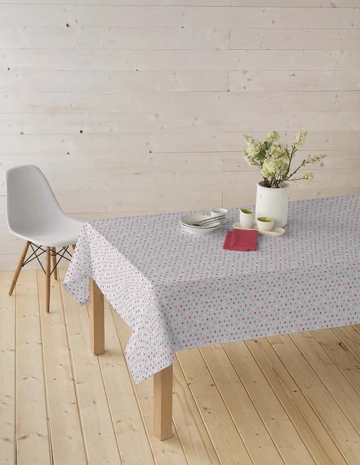 Gecoat Linnen Tafelzeil Confetti (wasbaar) 2 Gecoat Linnen Tafelzeil Confetti (wasbaar) - Afbeelding 2