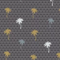 Ovaal Tafelzeil Palm Zwart