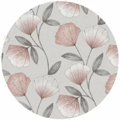 Rond Tafelzeil Klaproos Roze (140cm)