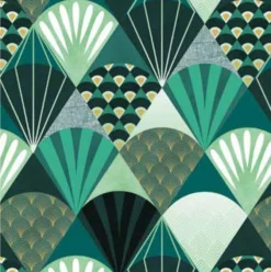 Ovaal Tafelzeil Waaiers Groen