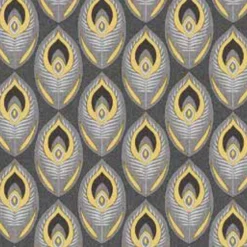 Ovaal Tafelzeil Art Deco Donkergrijs