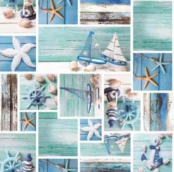 Ovaal Tafelzeil Maritiem Zeilboot & Ankers