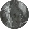 Rond Tafelzeil Donker Marmer (140 Cm)