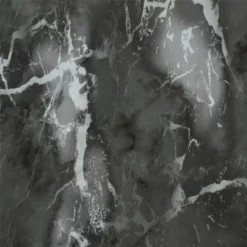 Ovaal Tafelzeil Donker Marmer