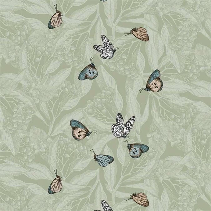 Rond Tafelzeil Vlindertjes Groen (140cm) 2 Rond Tafelzeil Vlindertjes Groen (140cm) - Afbeelding 2