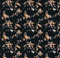 Ovaal Tafelzeil Sakura Bloesem Zwart -Hiptafelzeil Winkel 1972142961