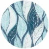 Rond Tafelzeil Leafs Blue