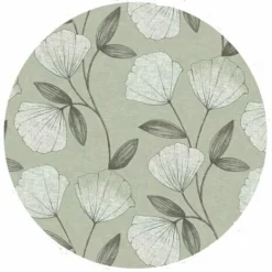 Groot Rond Tafelzeil Klaproos Oudgroen (160cm)