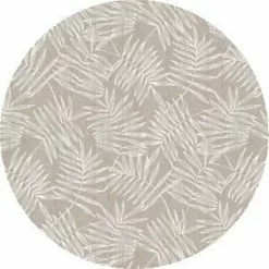 Groot Rond Tafelzeil Bamboe Taupe (160cm)