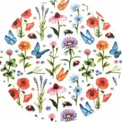 Rond Tafelzeil Lentekriebels(140cm)