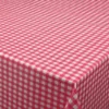 Ovaal Tafelzeil Ruitje Rood Paty
