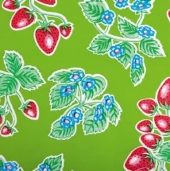 Ovaal Mexicaans Tafelzeil Aardbei Groen