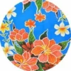 Rond Mexicaans Tafelzeil Fortin Blauw (120cm)