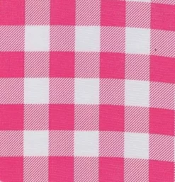 Ovaal Mexicaans Tafelzeil Boerenruit Roze