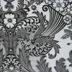 Rond Mexicaans Tafelzeil Paraiso Zwart Op Wit (120cm) 3 Rond Mexicaans Tafelzeil Paraiso Zwart Op Wit (120cm) -Hiptafelzeil Winkel 1974407076