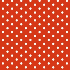 Ovaal Mexicaans Tafelzeil Rood Met Witte Stippen