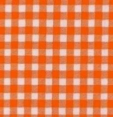 Ovaal Mexicaans Tafelzeil Ruitjes Oranje