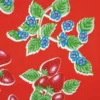Ovaal Mexicaans Tafelzeil Aardbei Rood