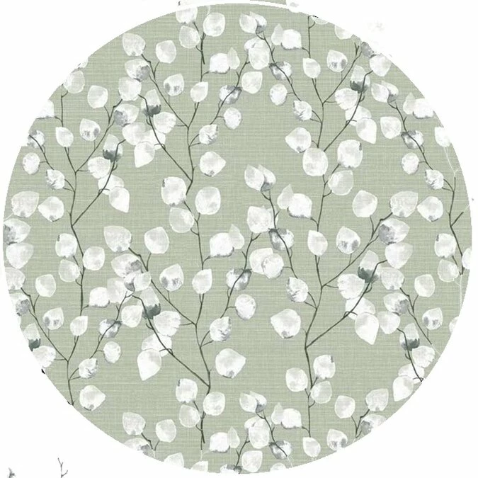 Rond Tafelzeil Katoenplant Groen (140cm) 1 Rond Tafelzeil Katoenplant Groen (140cm)