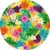 Rond Tafelzeil Kitsch Kitchen Exotica (140cm)