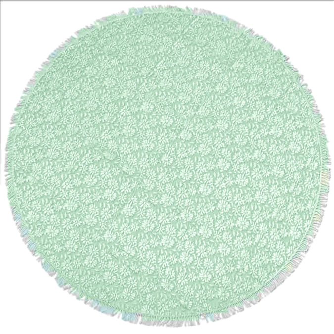 Rond Buiten Tafelkleed 160cm Schuimvinyl Salie Groen (dikke Kwaliteit) 1 Rond Buiten Tafelkleed 160cm Schuimvinyl Salie Groen (dikke Kwaliteit)