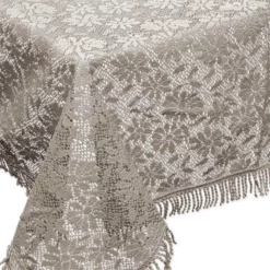 Buiten Tafelkleed Schuim Vinyl 140x180cm Kiezels Khaki (dikke Kwaliteit)