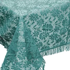 Buiten Tafelkleed Schuimvinyl 150x220cm Zee Blauw (dikke Kwaliteit)